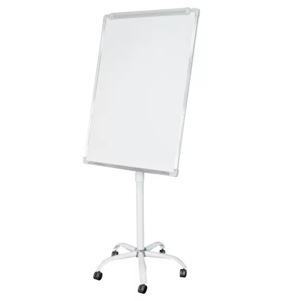 Mobile Magnetic Plastic Flipchart Board 70x100 cm