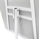 Mobile Magnetic Glass Flipchart Board 70x100 cm