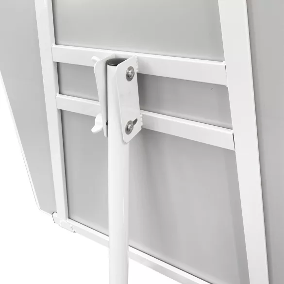 Mobile Magnetic Glass Flipchart Board 70x100 cm