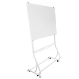 Mobile Magnetic Glass Flipchart Board 120x90 cm