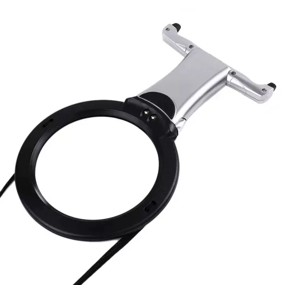 Neck-mounted magnifier with 2 LEDs, cool white