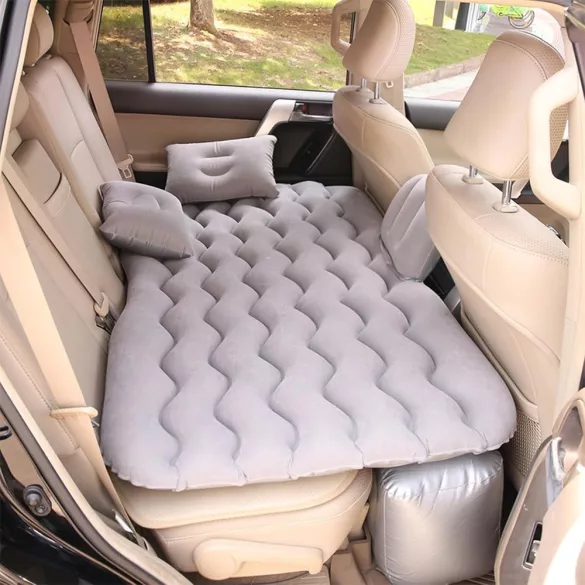 Inflatable Car Mattress with Cigarette Lighter Pump