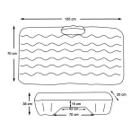 Inflatable Car Mattress with Cigarette Lighter Pump