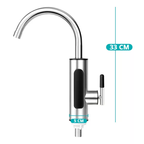 Electric Water Heater Faucet with Bottom Connection