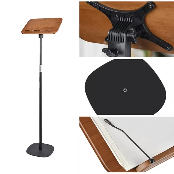 Adjustable Height Book Holder Stand for Podium