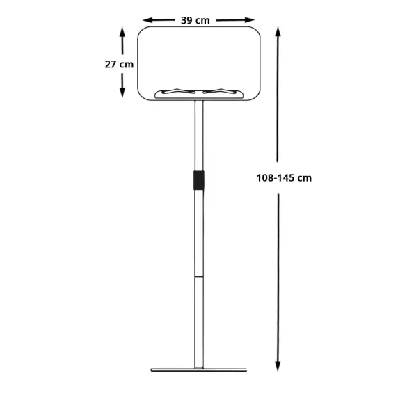 Adjustable Height Book Holder Stand for Podium