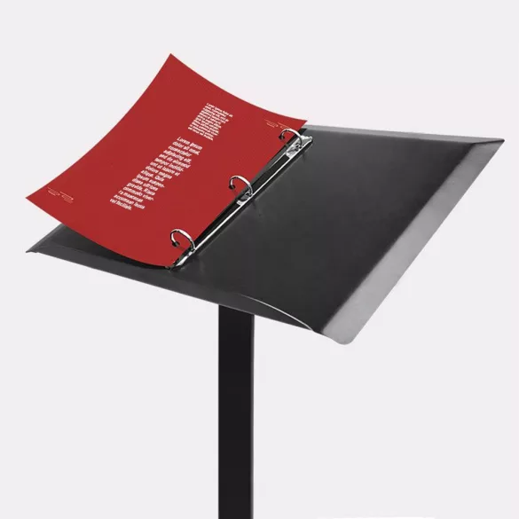 Clip Menu Holder Stand