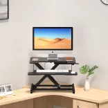 Sit/stand desk converter