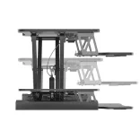 Sit/stand desk converter