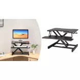 Sit/stand desk converter
