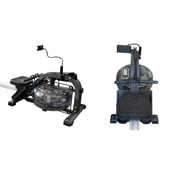 Water-resistant rowing machine, 150 kg weight capacity