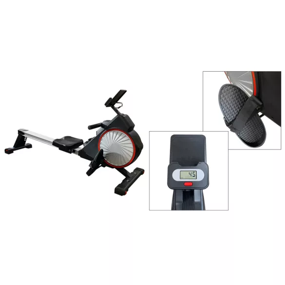 Magnetic Rowing Machine, 100 kg Weight Capacity