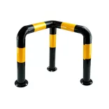 L-shaped protective barrier
