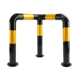 L-shaped protective barrier