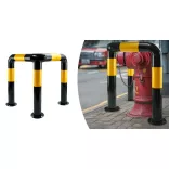 L-shaped protective barrier
