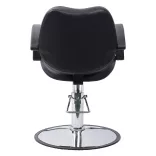 Adjustable Height Hairdresser Chair, Black
