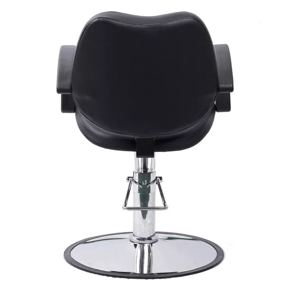 Adjustable Height Hairdresser Chair, Black
