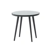 Outdoor/Indoor Armchair Set of 2 with Small Table
