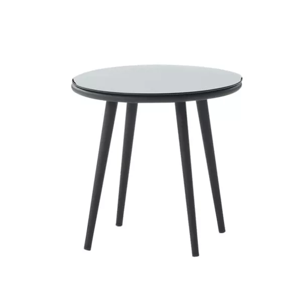 Outdoor/Indoor Armchair Set of 2 with Small Table