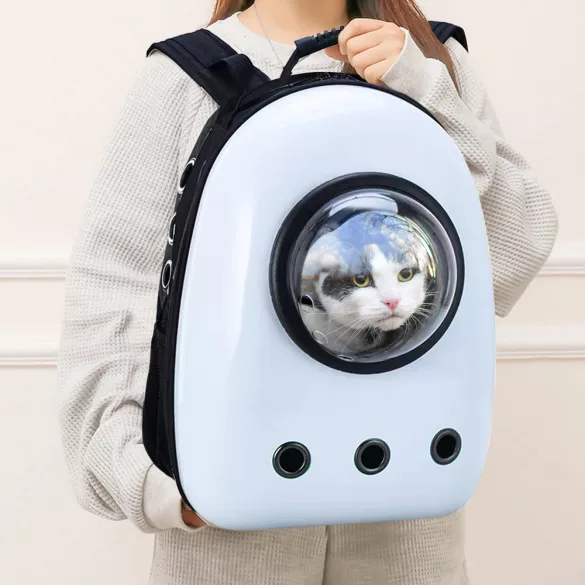 Pet Carrier Backpack, White