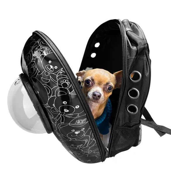 Pet Carrier Backpack, Black Bear