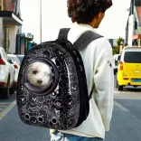 Pet Carrier Backpack, Black Bear