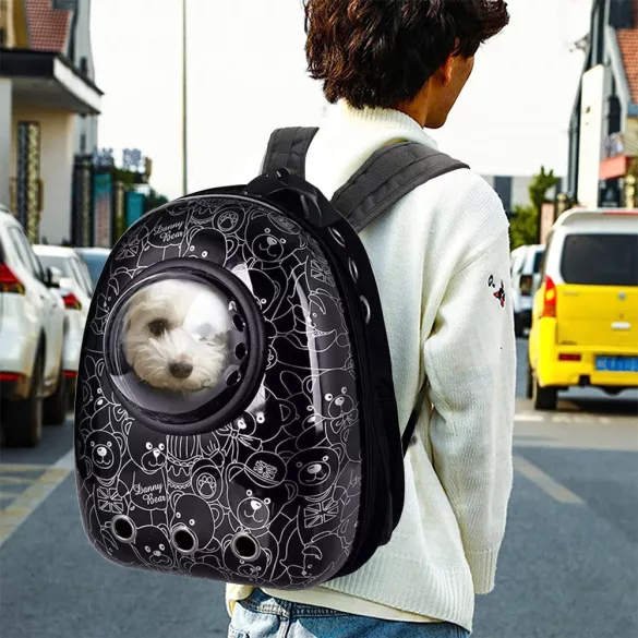 Pet Carrier Backpack, Black Bear