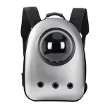 Pet Carrier Backpack, Silver