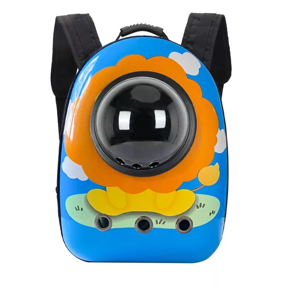 Pet Carrier Backpack, Lion Design