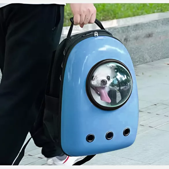 Pet Carrier Backpack, Blue