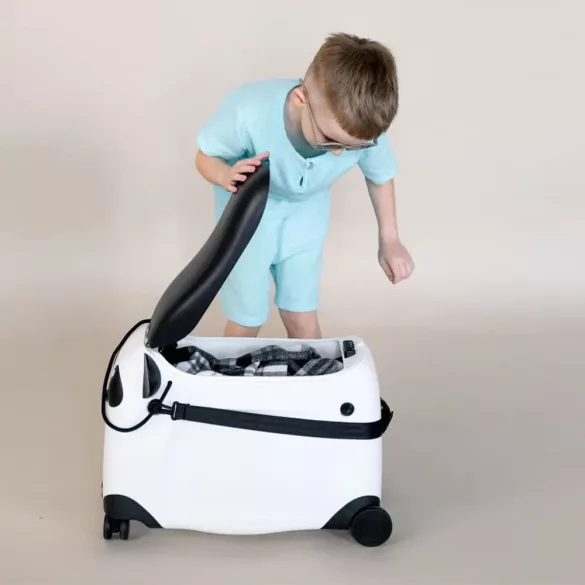 Rolling Children's Suitcase with Seat