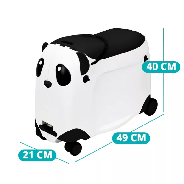 Rolling Children's Suitcase with Seat