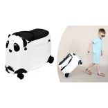 Rolling Children's Suitcase with Seat