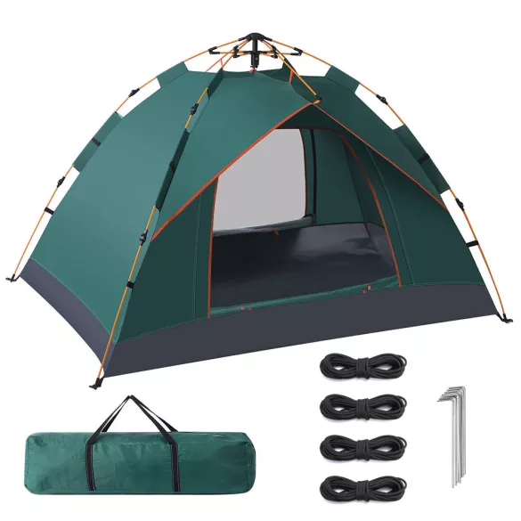 3-person tent 2x2x1.35m, green