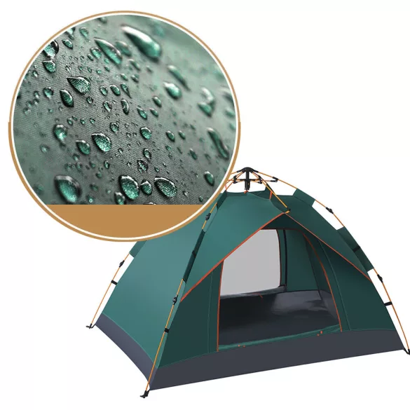 3-person tent 2x2x1.35m, green