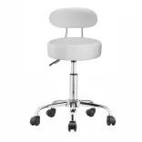 Backrest Cosmetic Chair, White