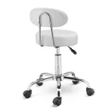 Backrest Cosmetic Chair, White