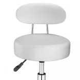 Backrest Cosmetic Chair, White