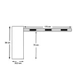 Electromechanical Barrier, Left-Hand Version
