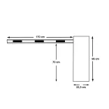 Electromechanical Barrier, Right-Hand Version