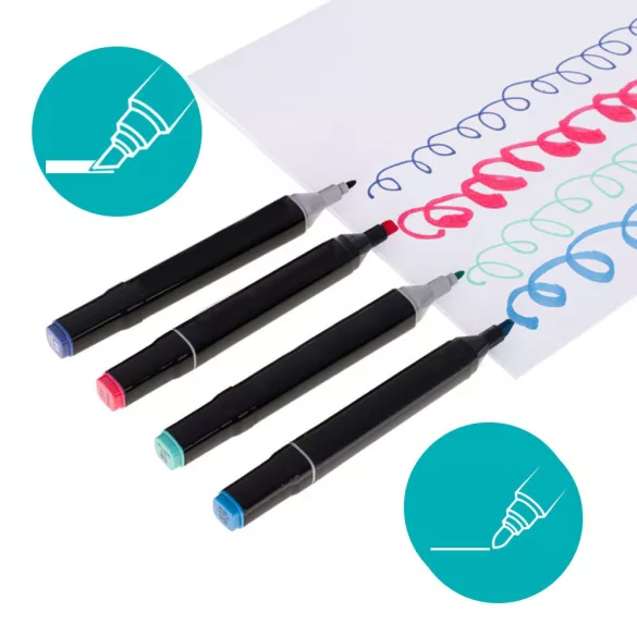 Double-ended Alcohol Marker Set in a Handbag