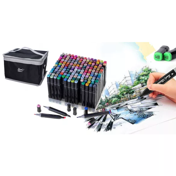 Double-ended Alcohol Marker Set in a Handbag
