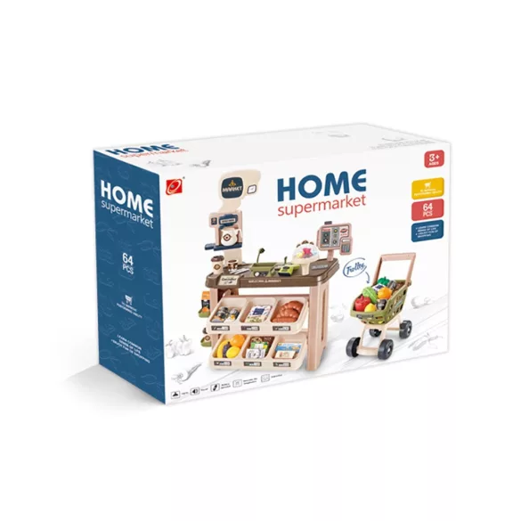 Toy Supermarket, 64 Pieces