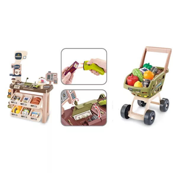 Toy Supermarket, 64 Pieces