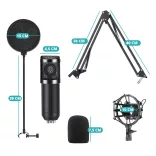 Desk-mounted Microphone with USB Connection