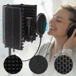 Microphone Stand with Noise Filter