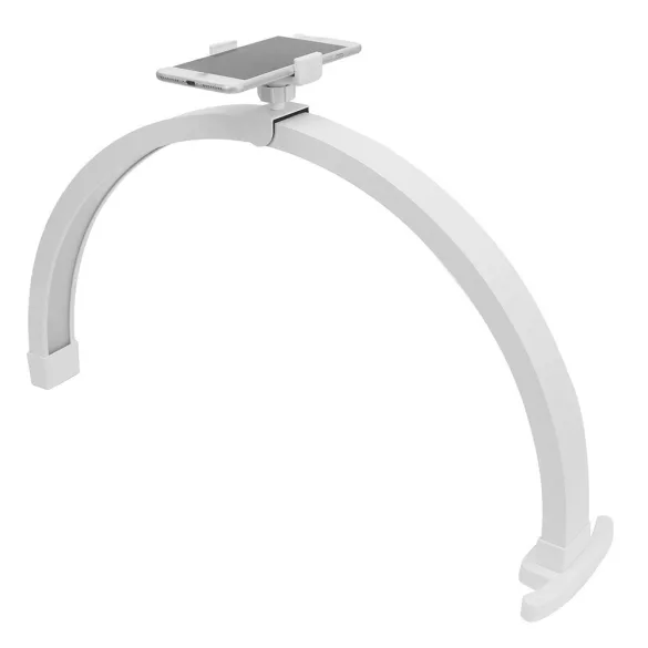 Moon, crescent-shaped cosmetic desk lamp