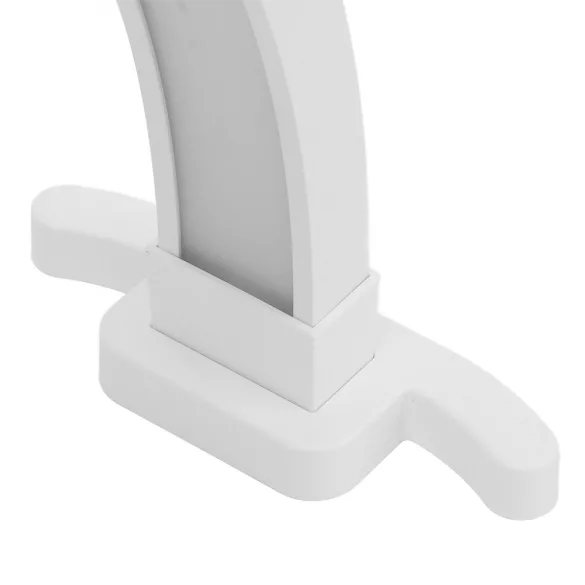 Moon, crescent-shaped cosmetic desk lamp