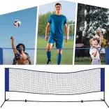 Adjustable Height Net for Multiple Sports