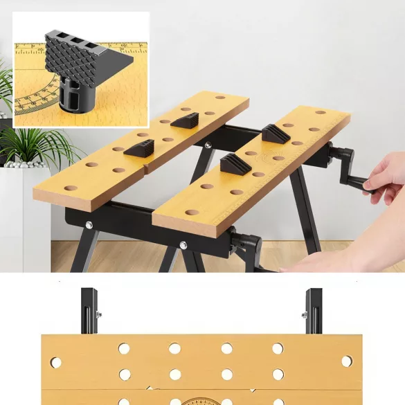 Adjustable Folding Workbench
